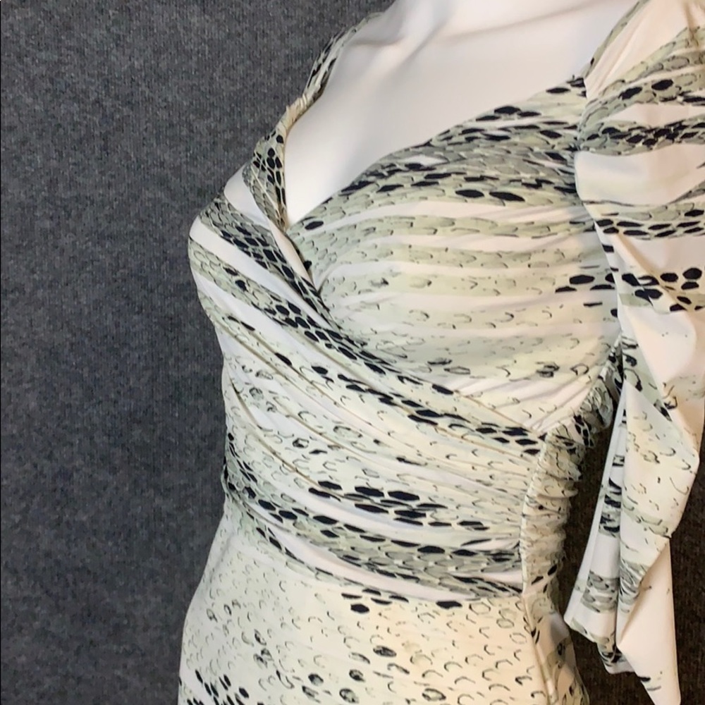 Chiara Boni stretch reptilian dress. Size 40